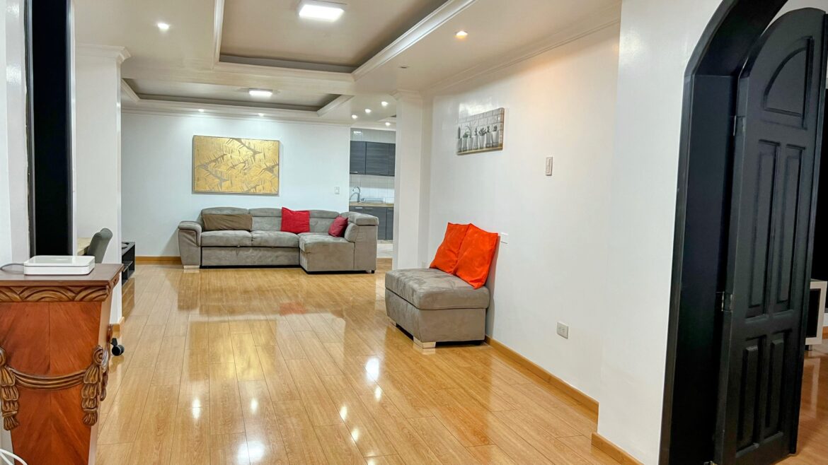 Departamento Comfort 10, 3 habitaciones, 3 camas dobles y un sofá cama